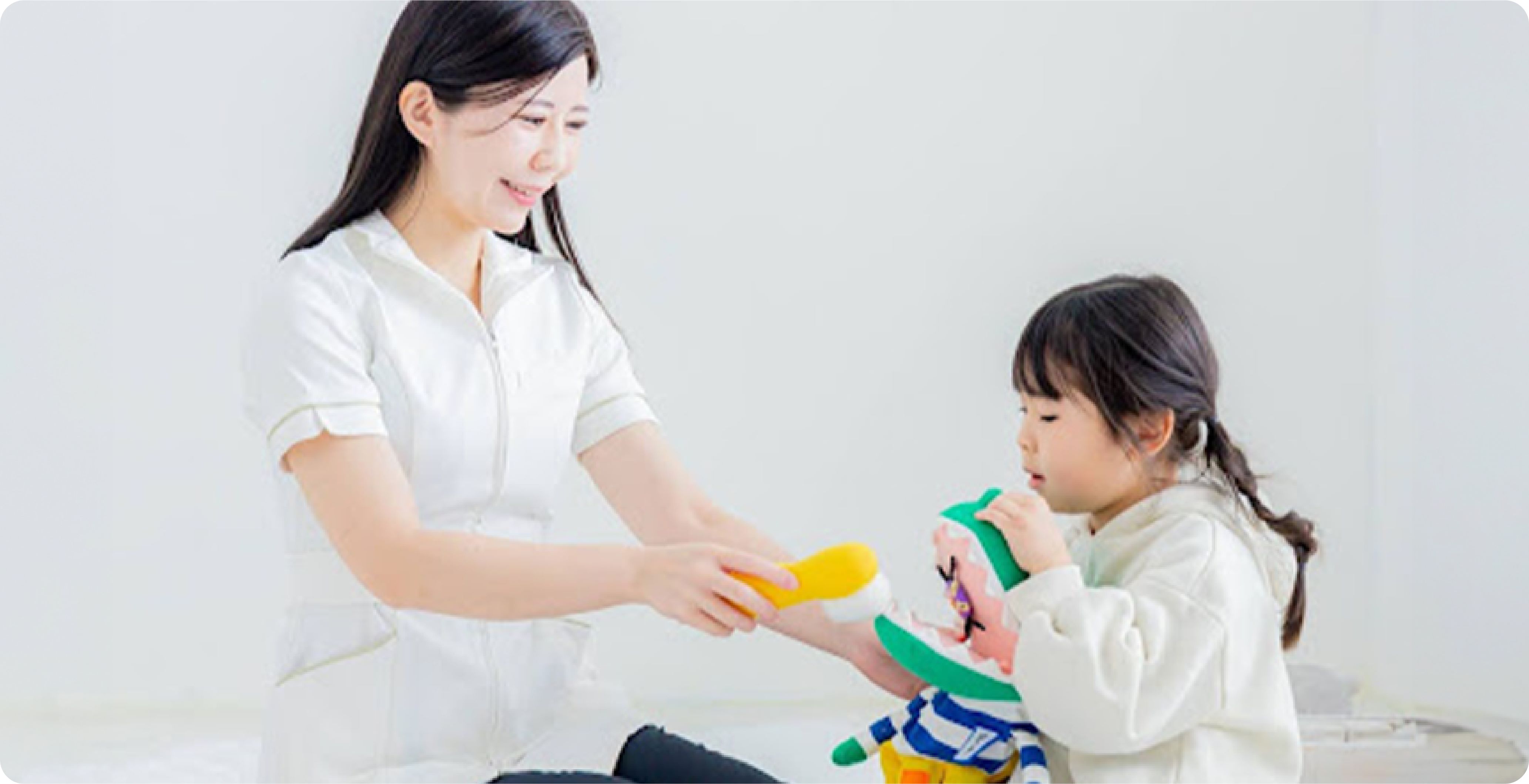 スタッフとお子さまの様子