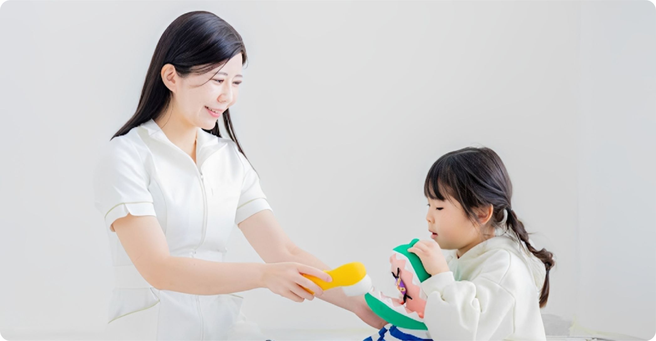 スタッフとお子さまの様子